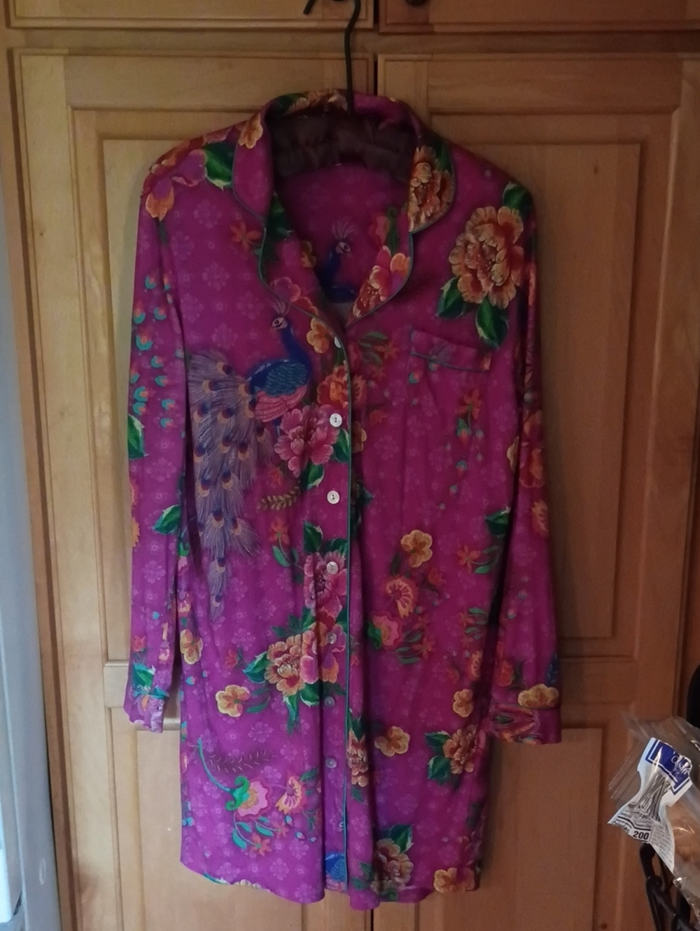 Johnny Was Pima Cotton/Modal Sleep Shirt M